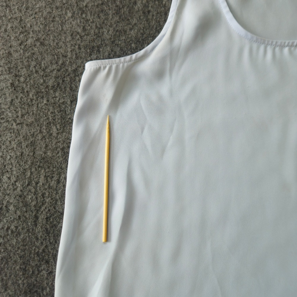 ARITZIA Babaton Scoop Neck Tank Top Medium Blue Office Minimalist Closet Staple - Picture 8 of 9